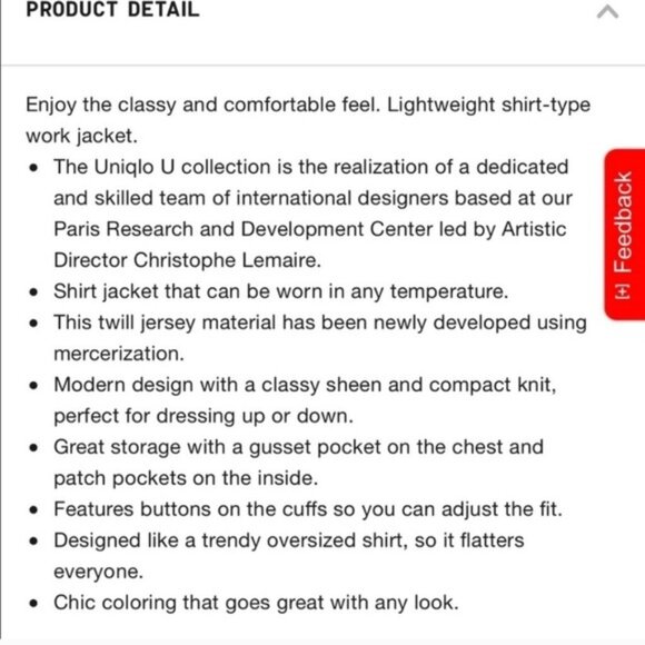 Christophe Lemaire + Uniqlo Collaboration Field Jacket Oversized Unisex - Picture 11 of 13